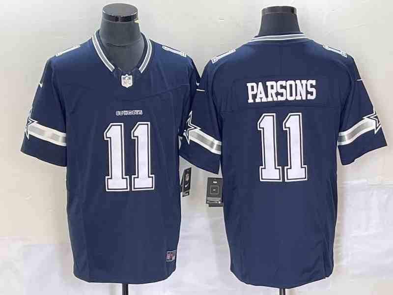 Men's Dallas Cowboys #11 Micah Parsons Navy Blue F.U.S.E. Limited Stitched Football Jersey