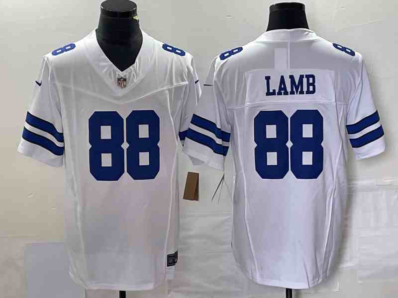Men's Dallas Cowboys #88 CeeDee Lamb White F.U.S.E. Limited Stitched Football Jersey
