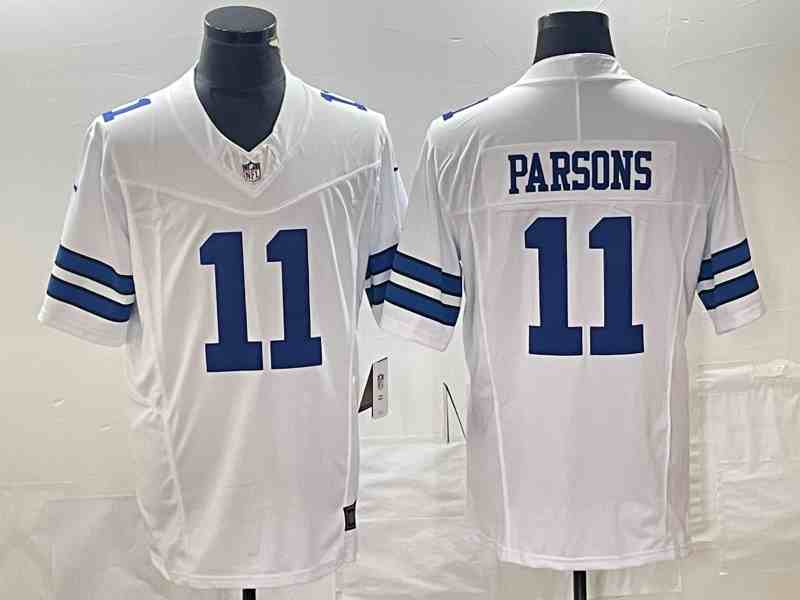 Men's Dallas Cowboys #11 Micah Parsons White  F.U.S.E. Limited Stitched Football Jersey