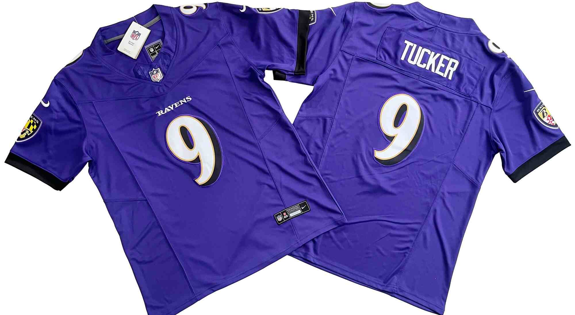 Men's Baltimore Ravens #9 Justin Tucker Purple F.U.S.E. Vapor Limited Football Stitched Jersey