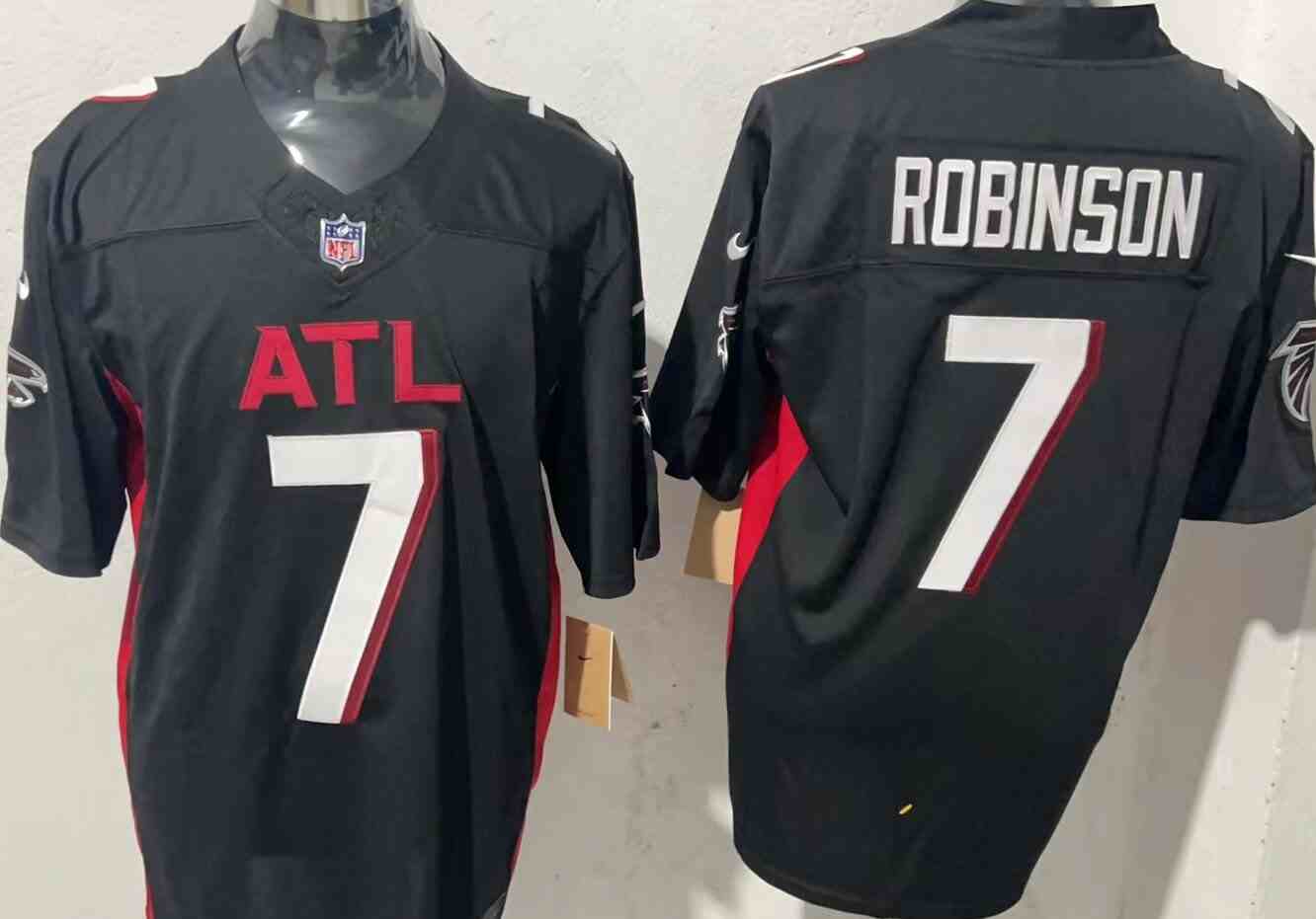 Men's Atlanta Falcons #7 Bijan Robinson Black F.U.S.E. Vapor Untouchable Limited Football Stitched Jersey