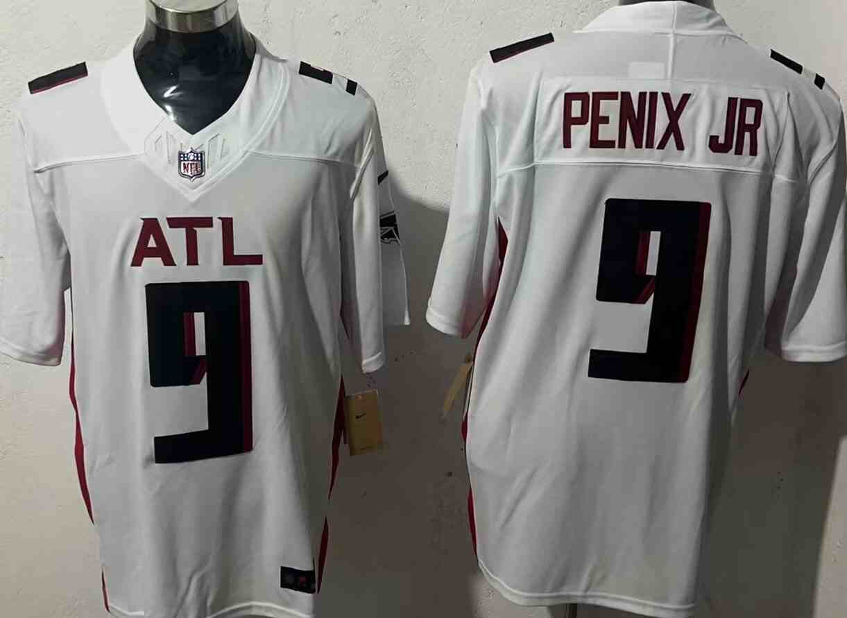 Men's Atlanta Falcons #9 Michael Penix Jr White  F.U.S.E. Vapor Untouchable Limited Football Stitched Jersey