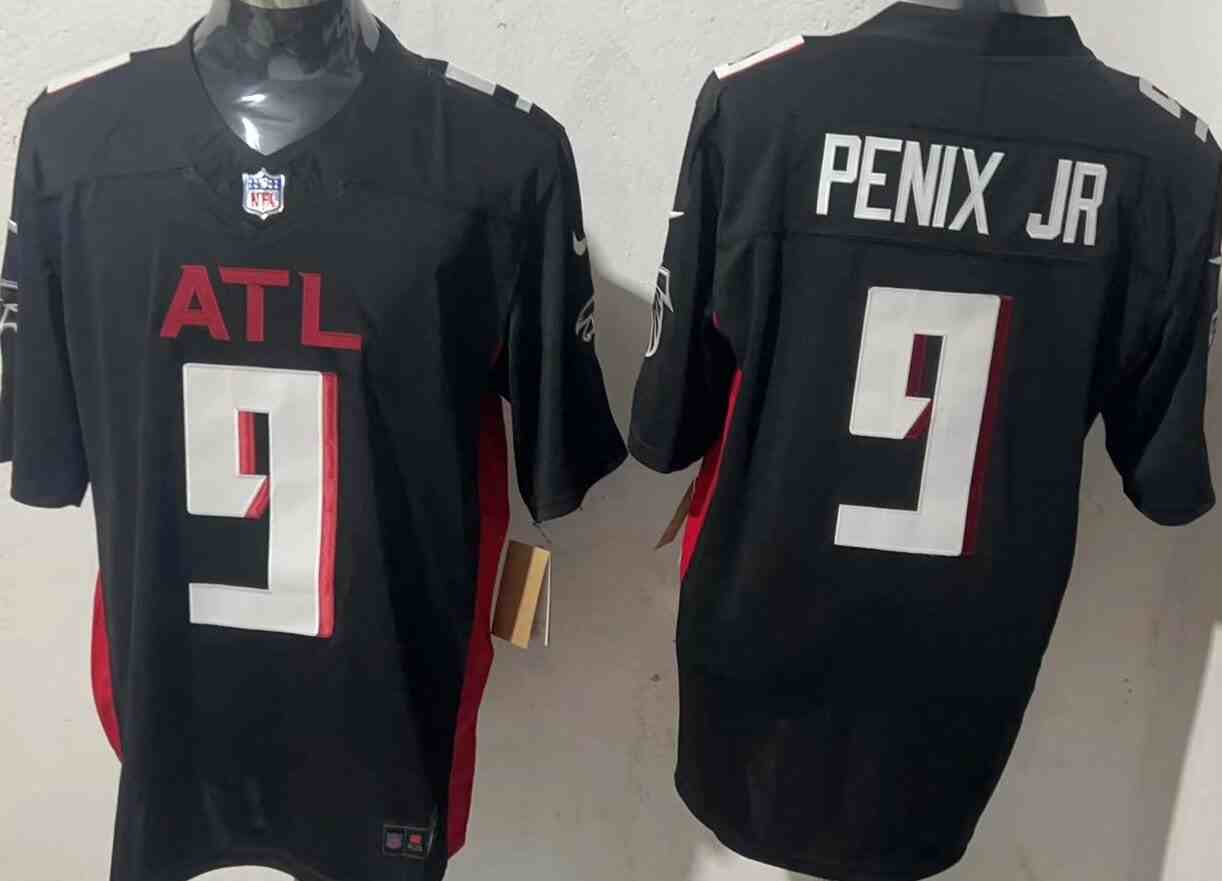 Men's Atlanta Falcons #9 Michael Penix Jr  Black F.U.S.E. Vapor Untouchable Limited Football Stitched Jersey