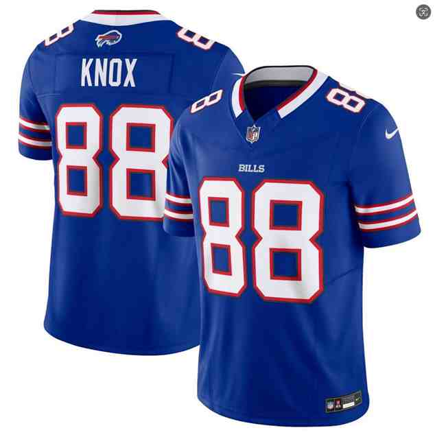 Men's Buffalo Bills #88 Dawson Knox  Blue 2024 F.U.S.E. Vapor Untouchable Limited Stitched Football Jersey