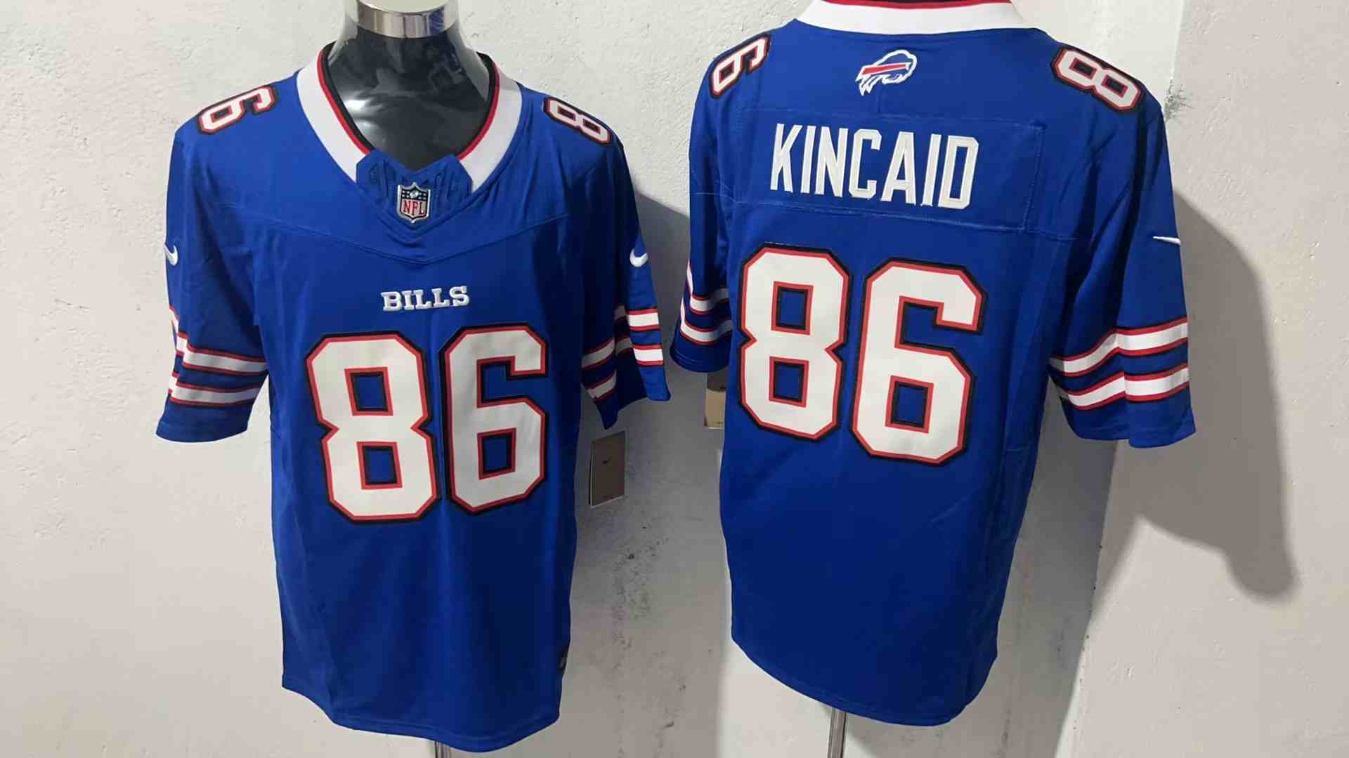 Men's Buffalo Bills #86 Dalton Kincaid  Blue l2024 F.U.S.E. Vapor Untouchable Limited Stitched Football Jersey