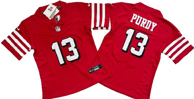 Women's San Francisco 49ers 13# Brock Purdy Red 2nd Vapor F.U.S.E. Limited Jersey