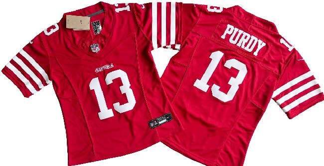 Women's San Francisco 49ers 13# Brock Purdy Red Vapor F.U.S.E. Limited Jersey