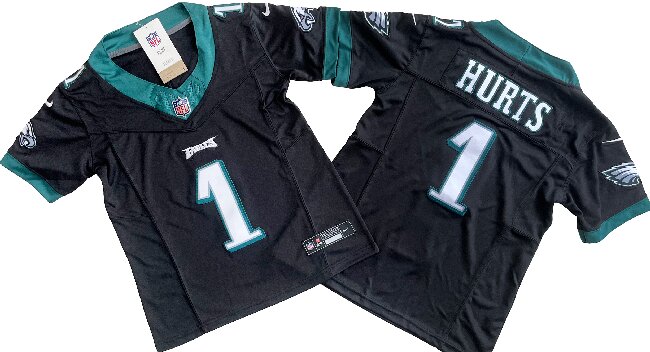 Youth Philadelphia Eagles 1# Jalen Hurts Nike Vapor F.U.S.E. Limited Jersey