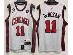 Chicago Bulls #11 DeMar DeRozan 2022-23 White City Edition Swingman Jersey