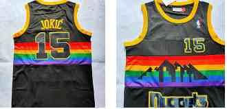 Nuggets #15 Carmelo Anthony Light Black Hardwood Classics Swingman Stitched Jersey