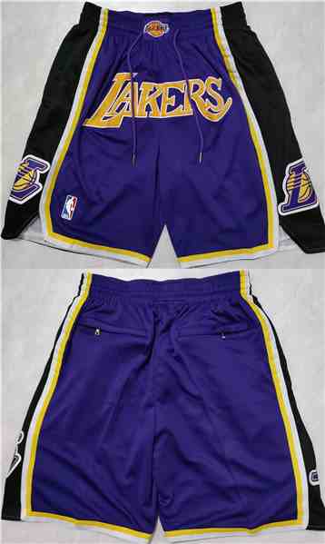 Los Angeles Lakers Purple Shorts