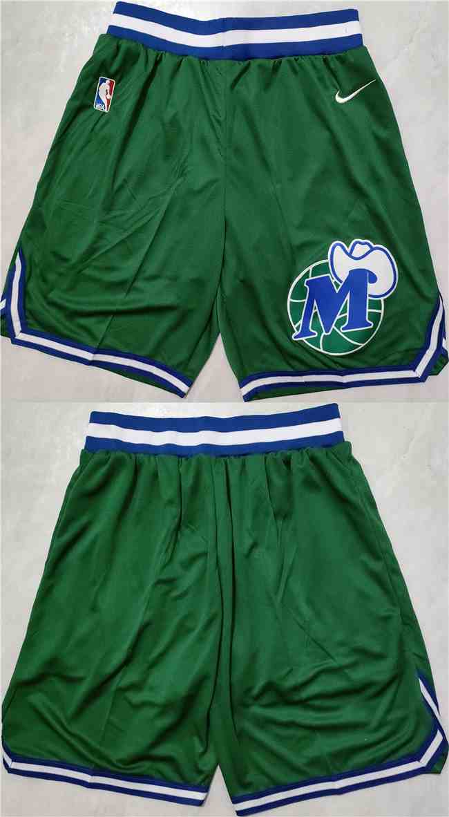 Men's Dallas Mavericks Green Shorts