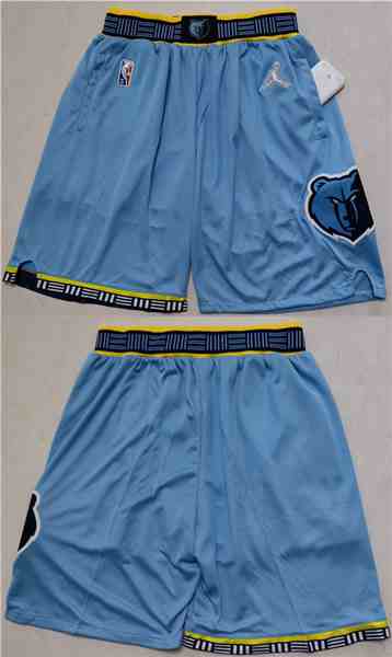 Men's Memphis Grizzlies Blue Shorts