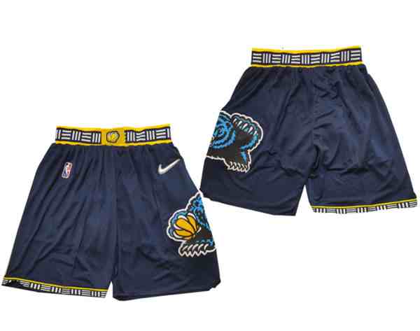 Men's Memphis Grizzlies 75th Anniversary Navy Shorts