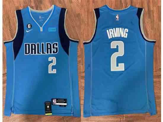 Dallas Mavericks #2 Kyrie Irving Blue Swingman Jersey