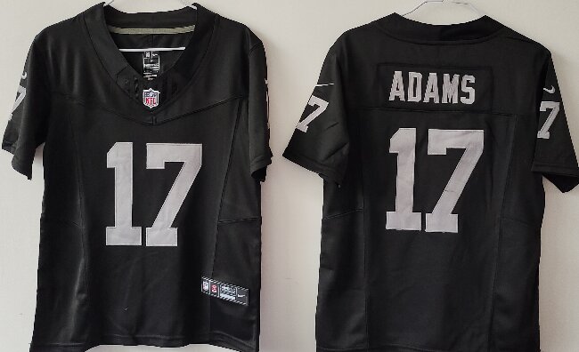 Women's Las Vegas Raiders #17 Davante Adams Black Vapor F.U.S.E. Limited Jersey