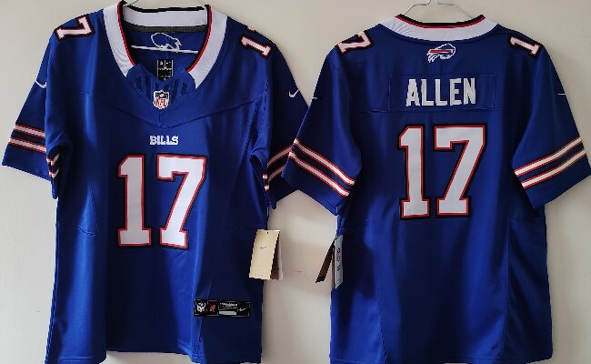 Youth Buffalo Bills #17 Josh Allen Royal  F.U.S.E. Vapor Untouchable Limited Stitched Football Jersey(Run Small)