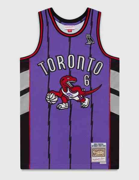 Men's Toronto Raptors M&N X OVO Swingman Stitched Jersey