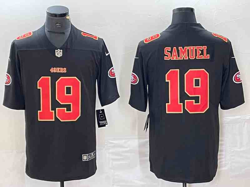 Men's San Francisco 49ers #19 Deebo Samuel Black Vapor Untouchable Limited Stitched Jersey
