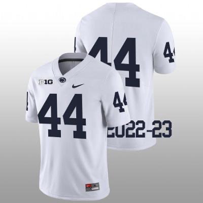 Men's  Penn State Nittany Lions #44 No name  White NIL Replica Football Jersey