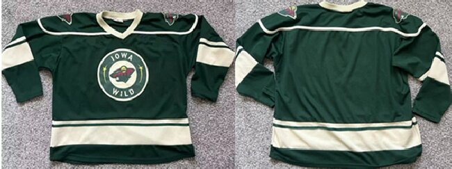 Men's Minnesota Wild Green Stitched Hockey Jersey