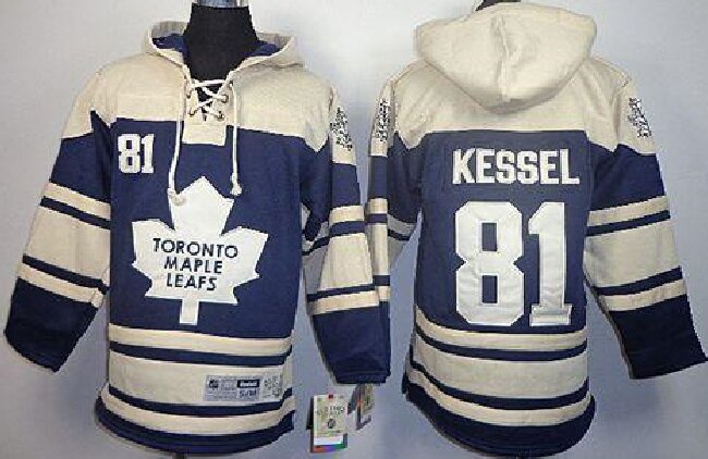 Maple Leafs #81 Phil Kessel Blue Sawyer Hooded Sweatshirt Stitched Youth NHL Jersey