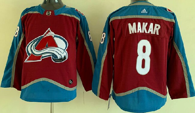 Youth Colorado Avalanche #8 Cale Makar Burgundy 2024-25 Home With Patch Stitched Jersey