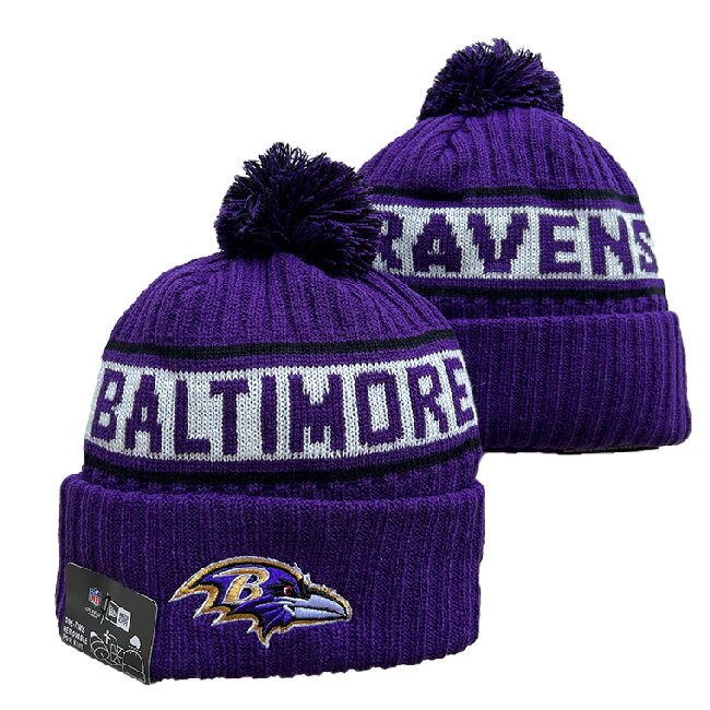 Baltimore Ravens HAT KNIT  YD332490