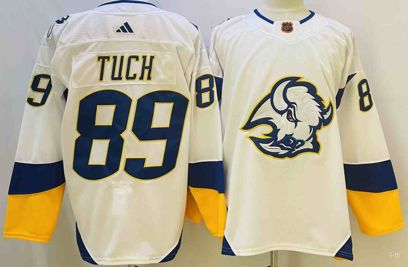Mens Nhl Buffalo Sabres 89 Alex Tuch White Reverse Retro Adidas Jersey