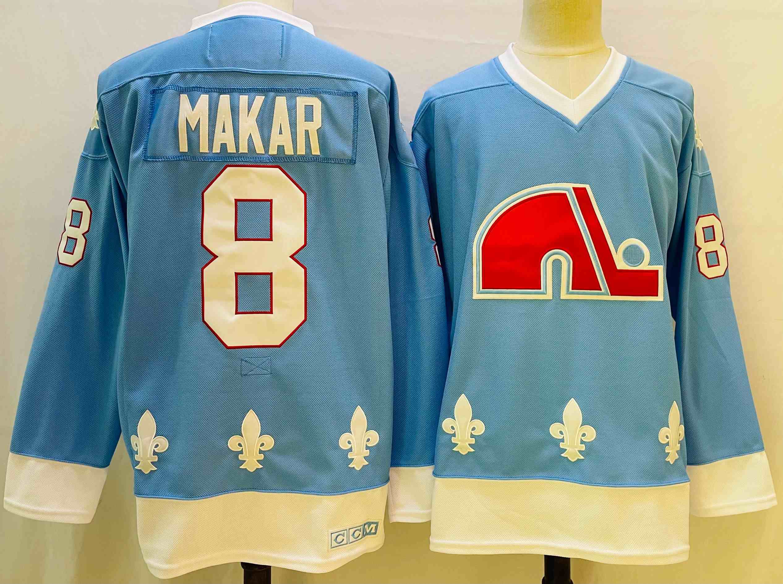 Mens Nhl Colorado Avalanche #8 Cale Makar Light Blue Ccm Jersey