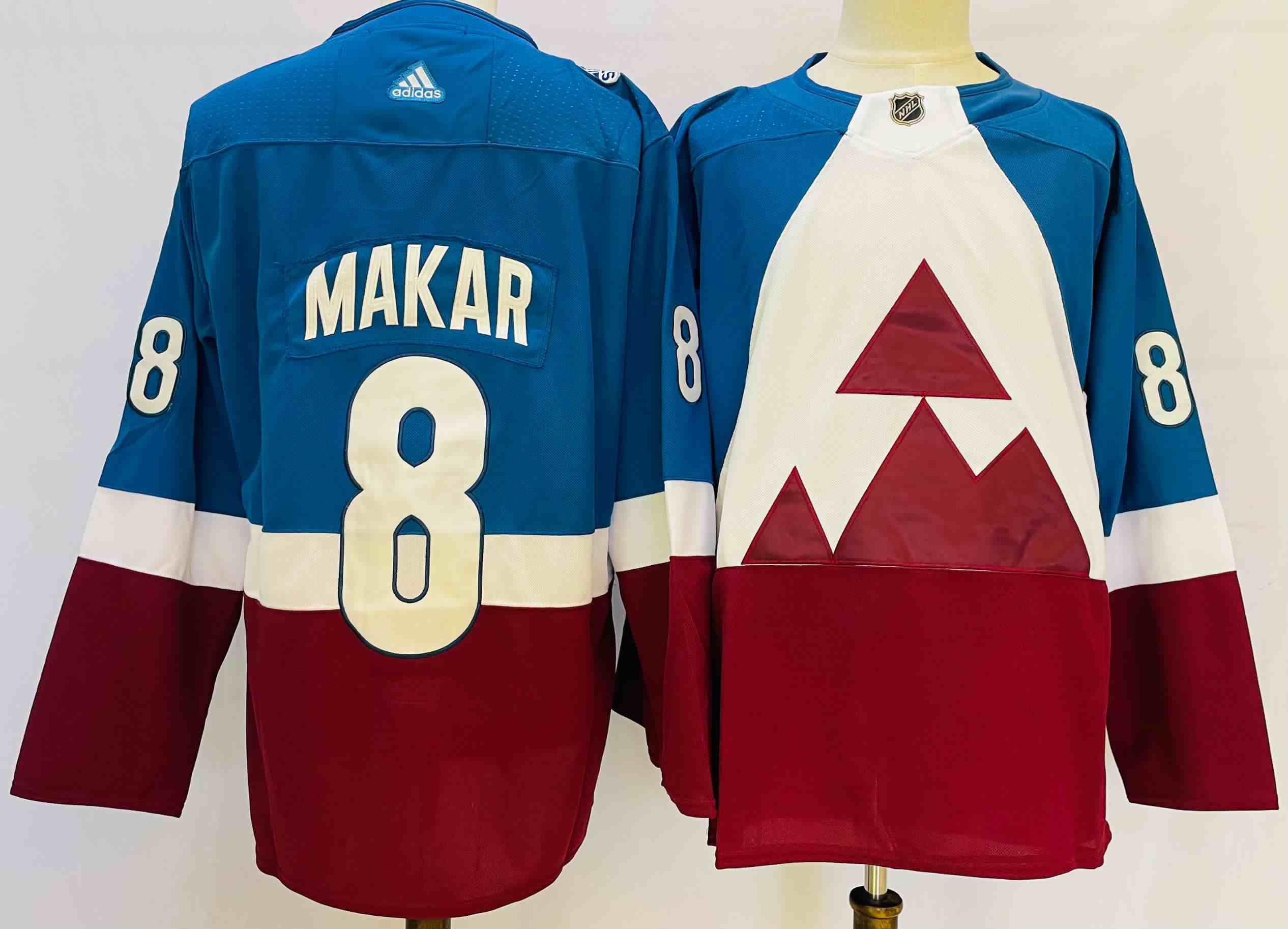 Mens Nhl Colorado Avalanche #8 Cale Makar Blue 2020 Stadium Series Stitched Adidas Jersey