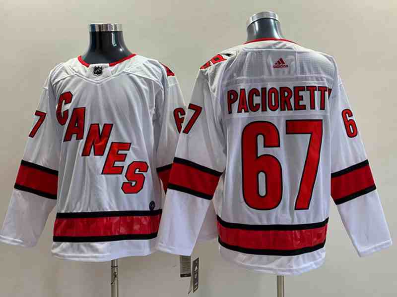 Mens Nhl Carolina Hurricanes ##67 Max Pacioretty Away White Adidas Jersey