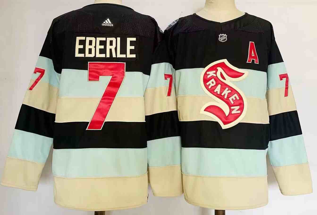 Men's Seattle Kraken #7 Jordan Eberle Deep Sea Blue 2024 Winter Classic Primegreen Stitched Jersey
