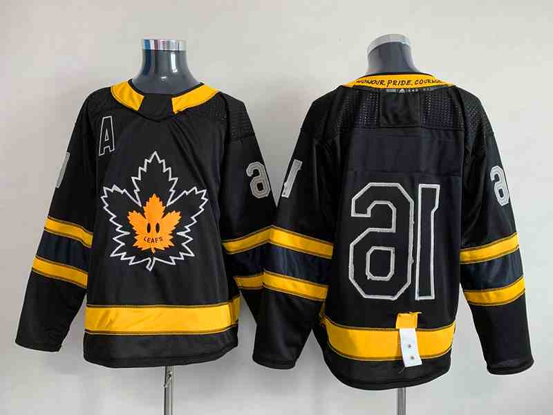 Men's Toronto Maple Leafs Black #16 Mitchell Marner Alternate Premier Breakaway Reversible Stitched Jersey