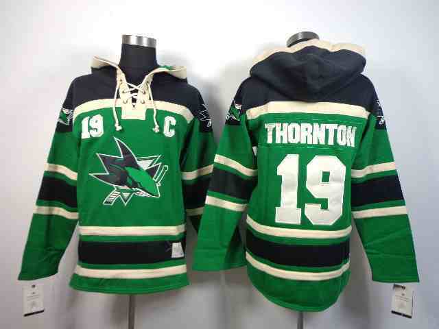 Sharks Green Hooded Jerseys