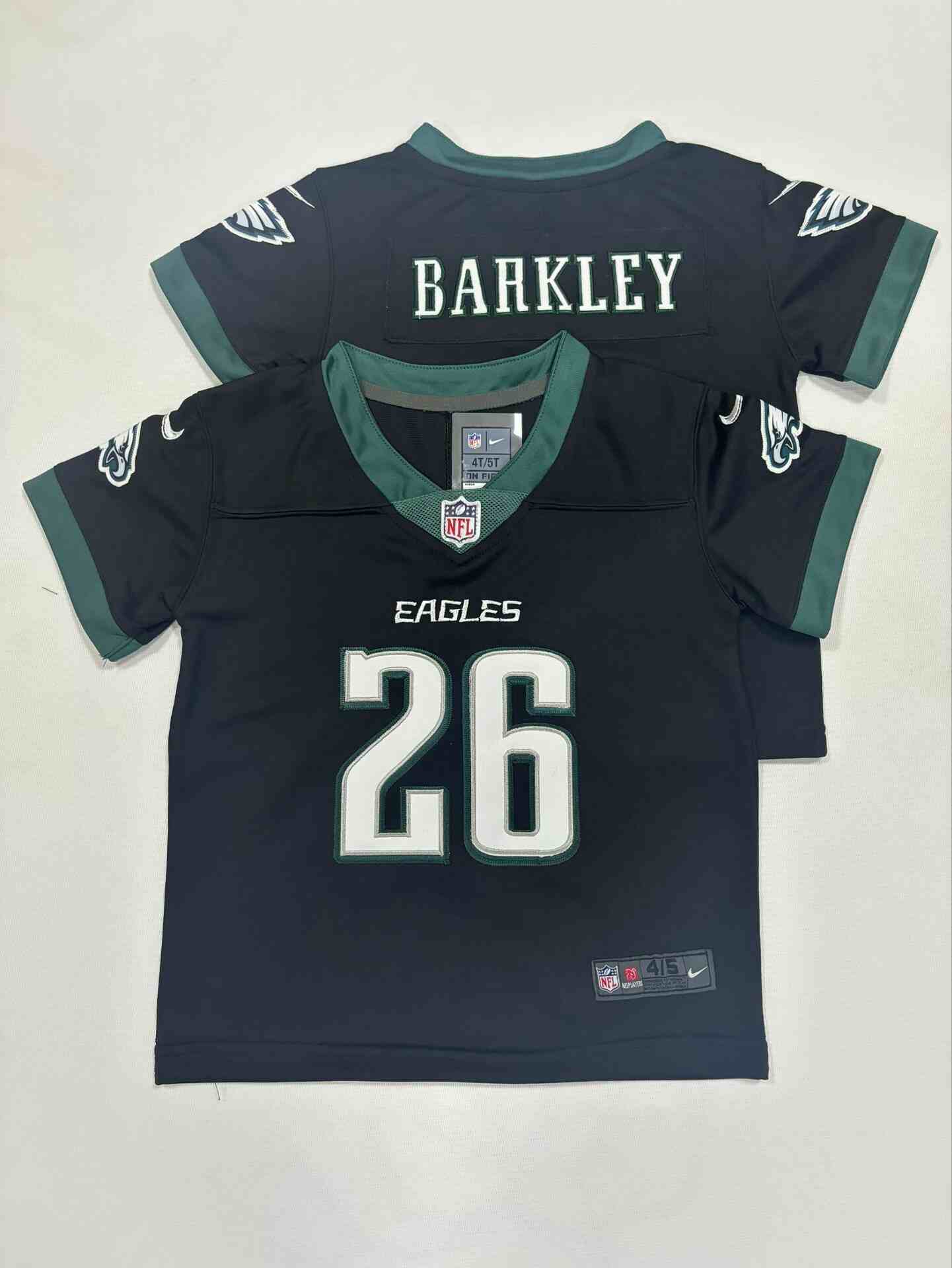 Toddler Philadelphia Eagles #26 Saquon Barkley balck Vapor Untouchable Limited Stitched Jersey