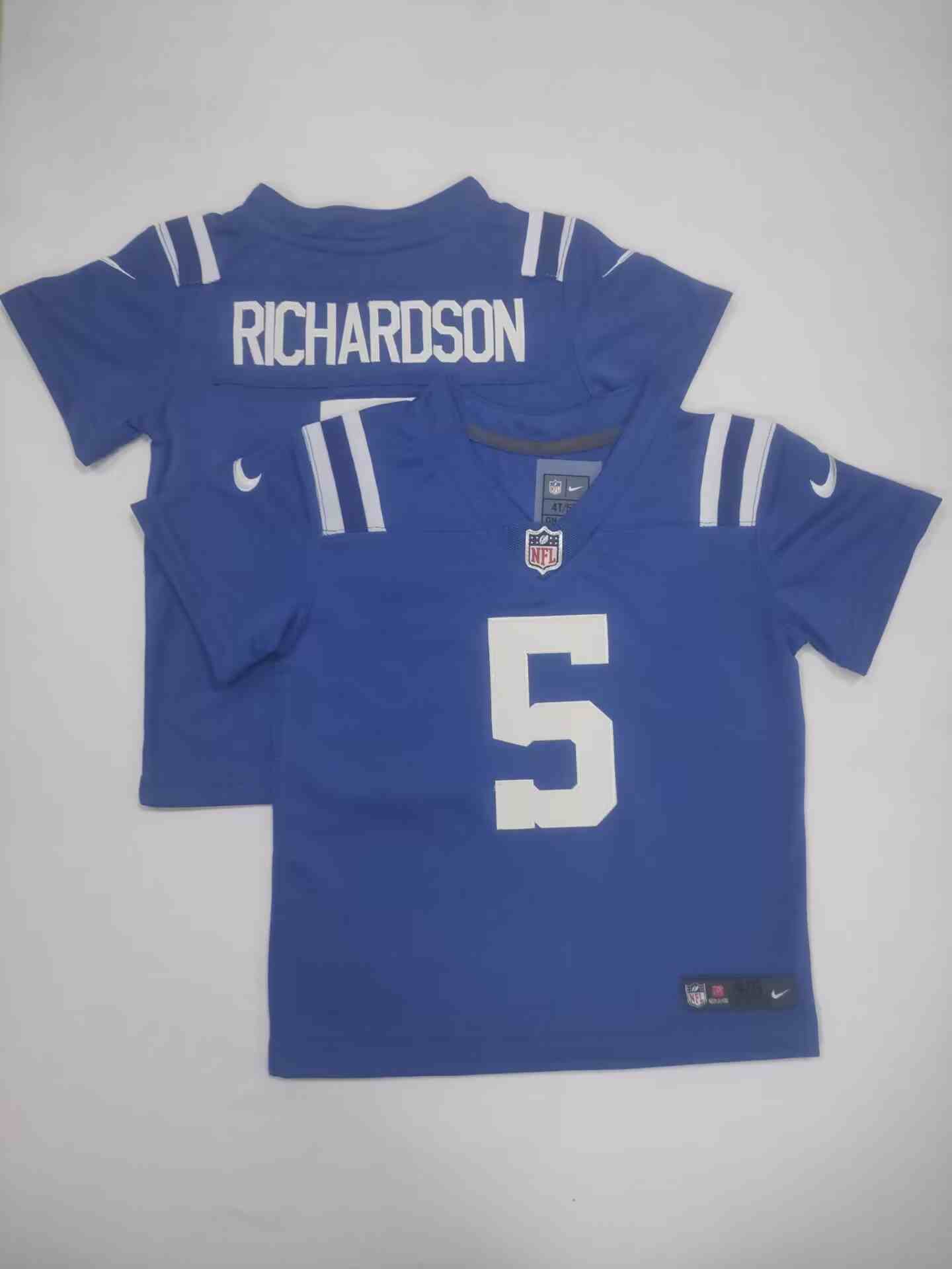 Toddler Indianapolis Colts #5 Anthony Richardson Blue  Limited Jersey