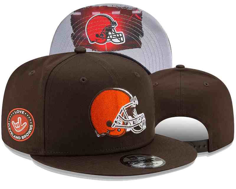 CLEVELAND BROWNS HAT SNAPBACKS  YD33164