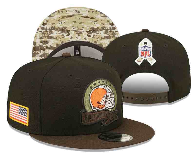 CLEVELAND BROWNS HAT SNAPBACKS  YD33156