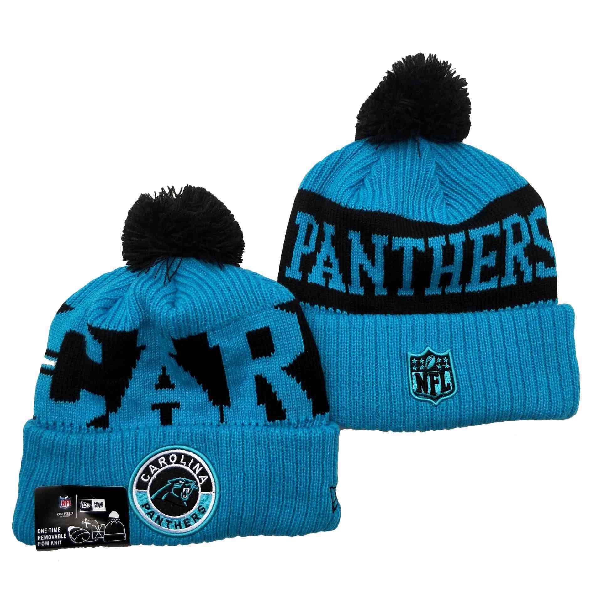 CAROLINA PANTHERS HAT KNIT YD330763