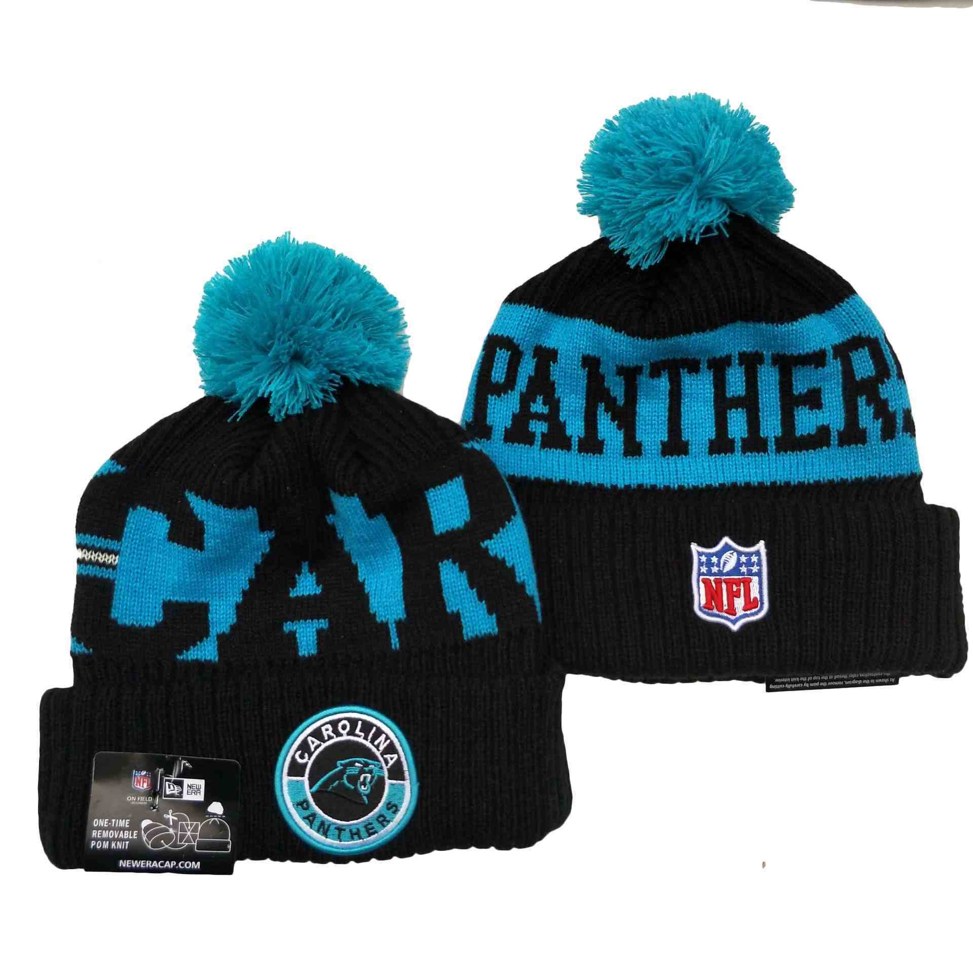 CAROLINA PANTHERS HAT KNIT YD330762