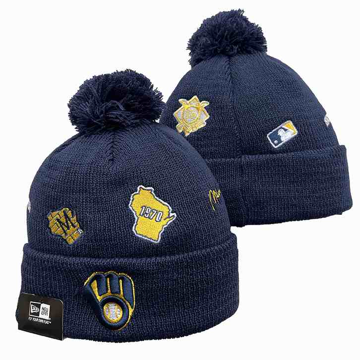 Milwaukee Brewers knit hat YD
