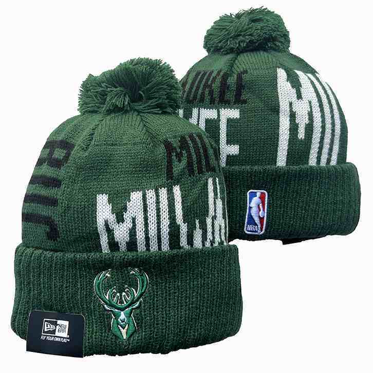 Milwaukee Bucks knit hat YD1