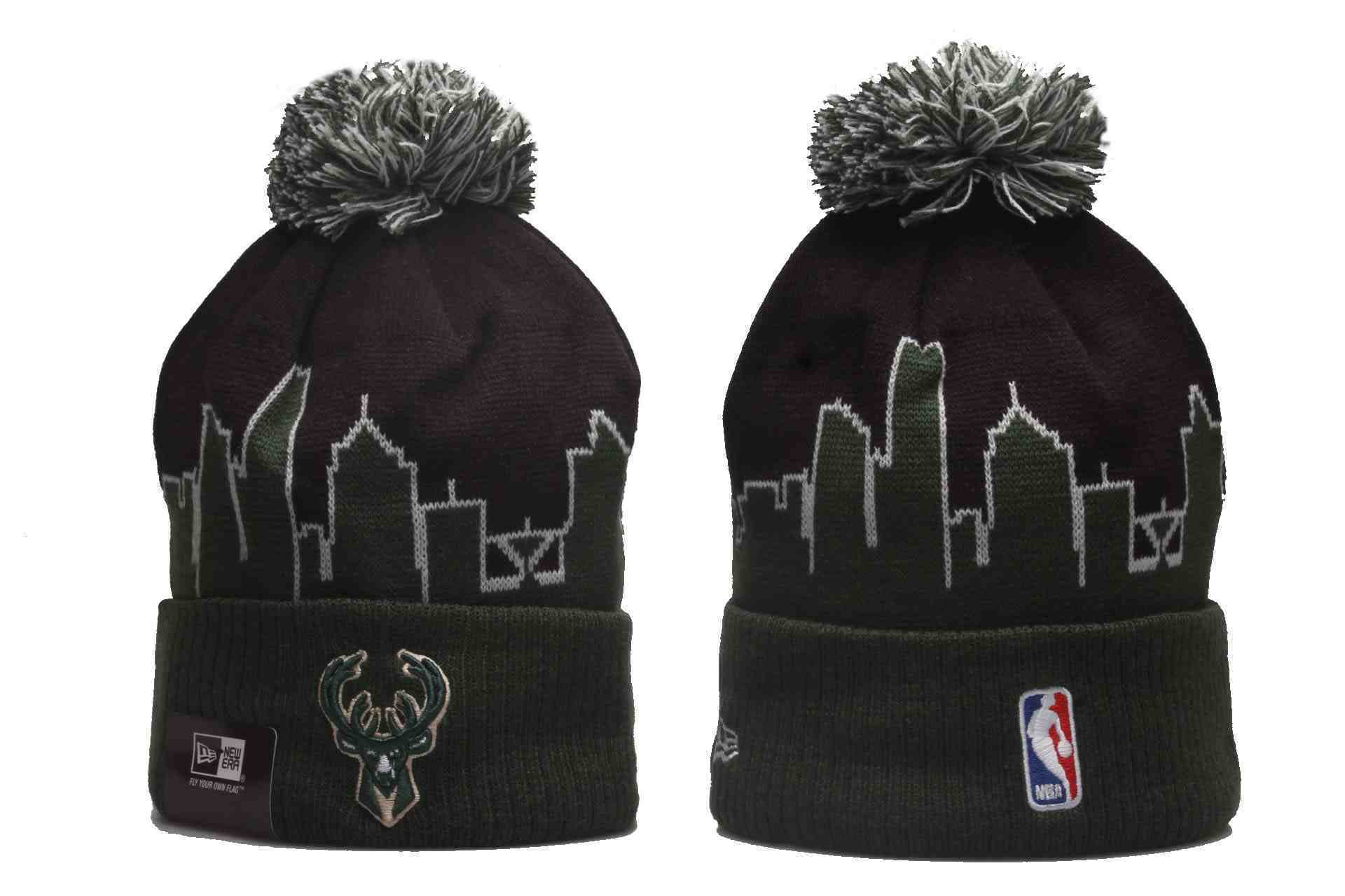 Milwaukee Bucks knit hat YP