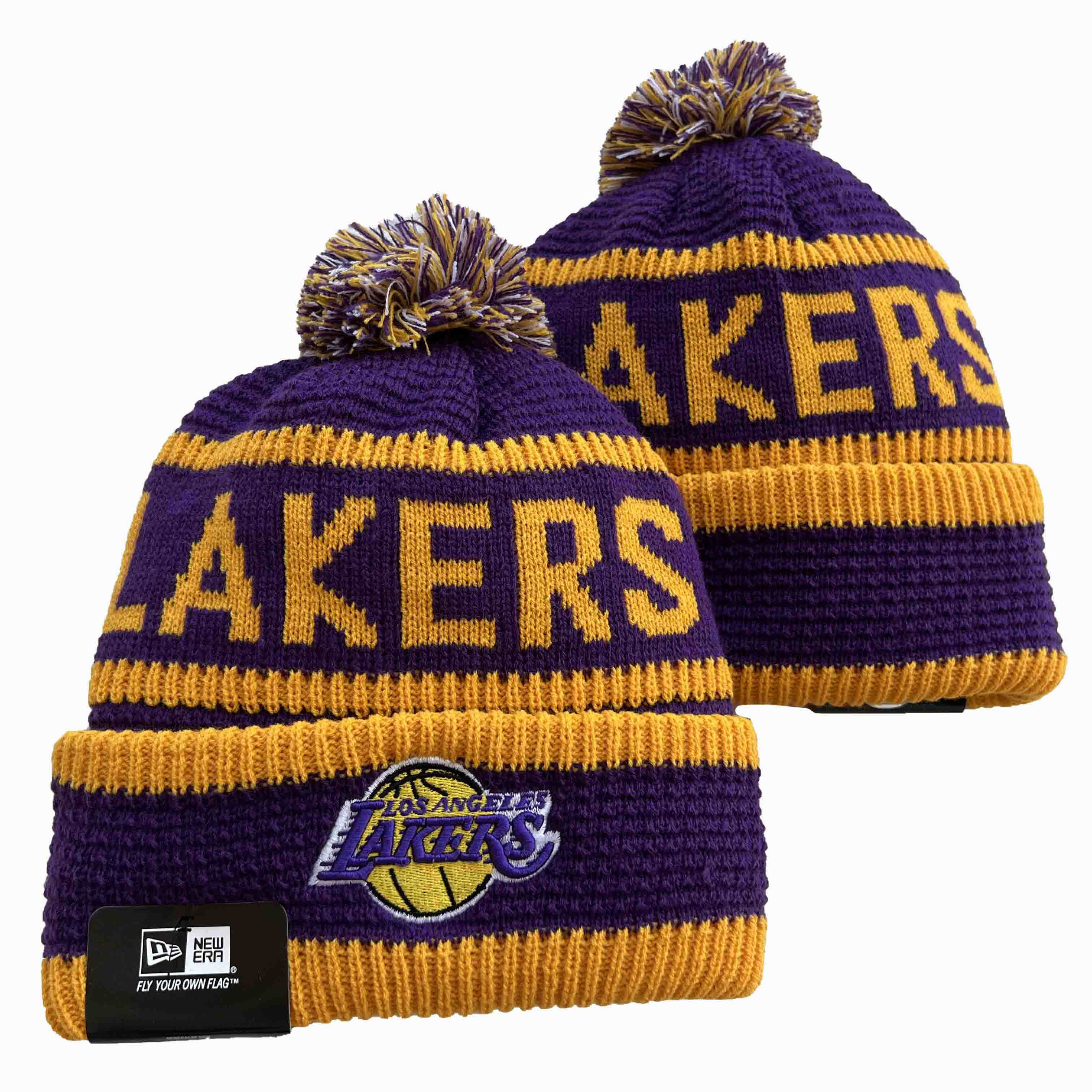 Los Angeles Lakers knit hat YD7
