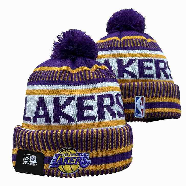 Los Angeles Lakers knit hat YD10