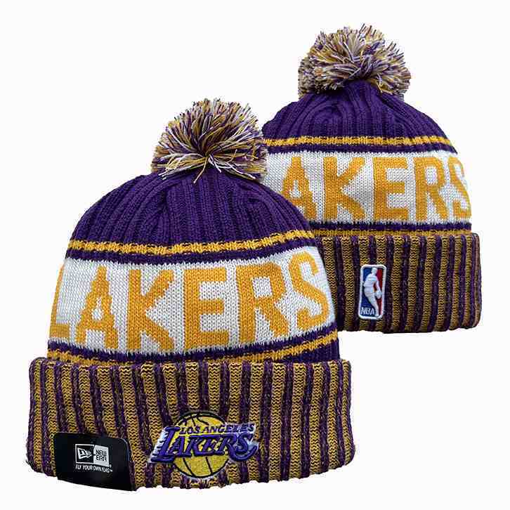 Los Angeles Lakers knit hat YD11