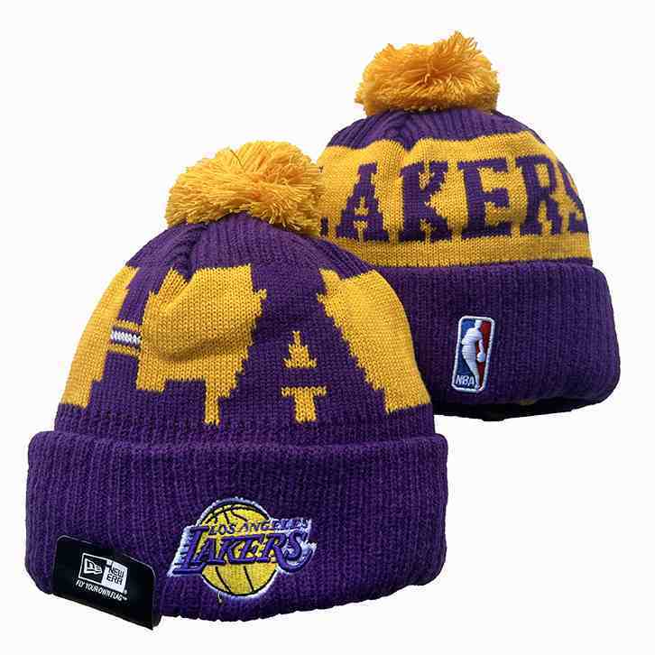 Los Angeles Lakers knit hat YD3