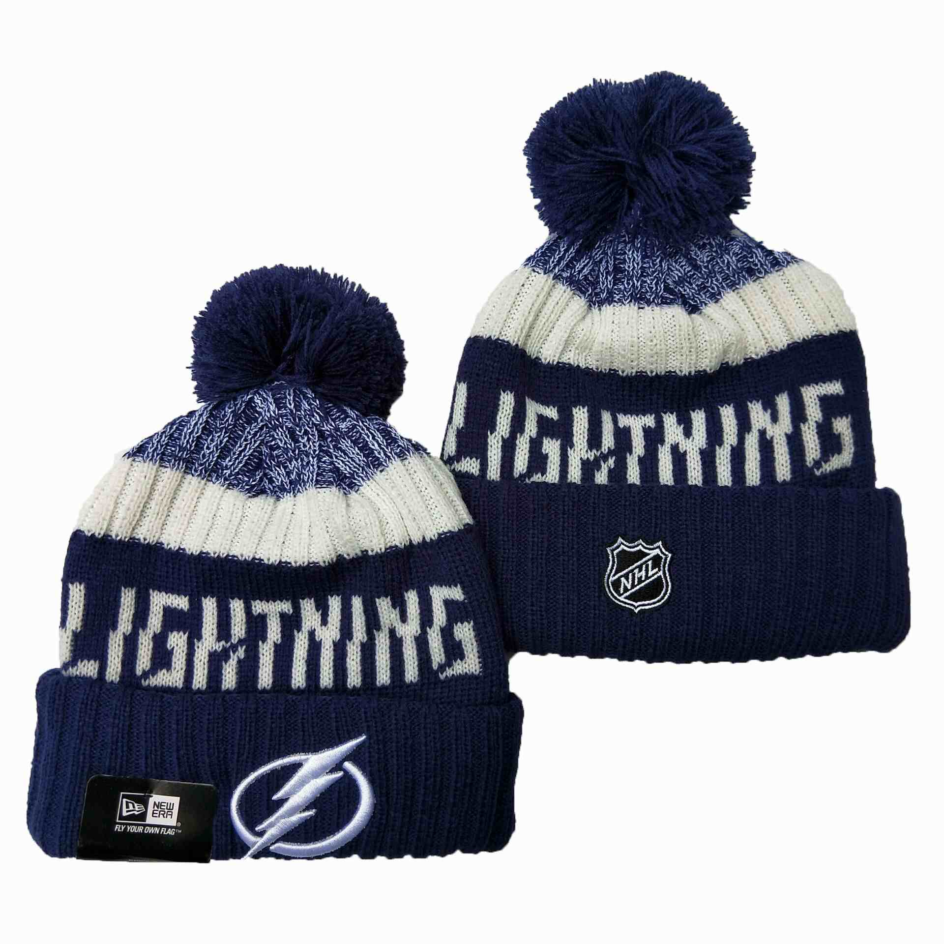 Tampa Bay Lightning knit hat YD1