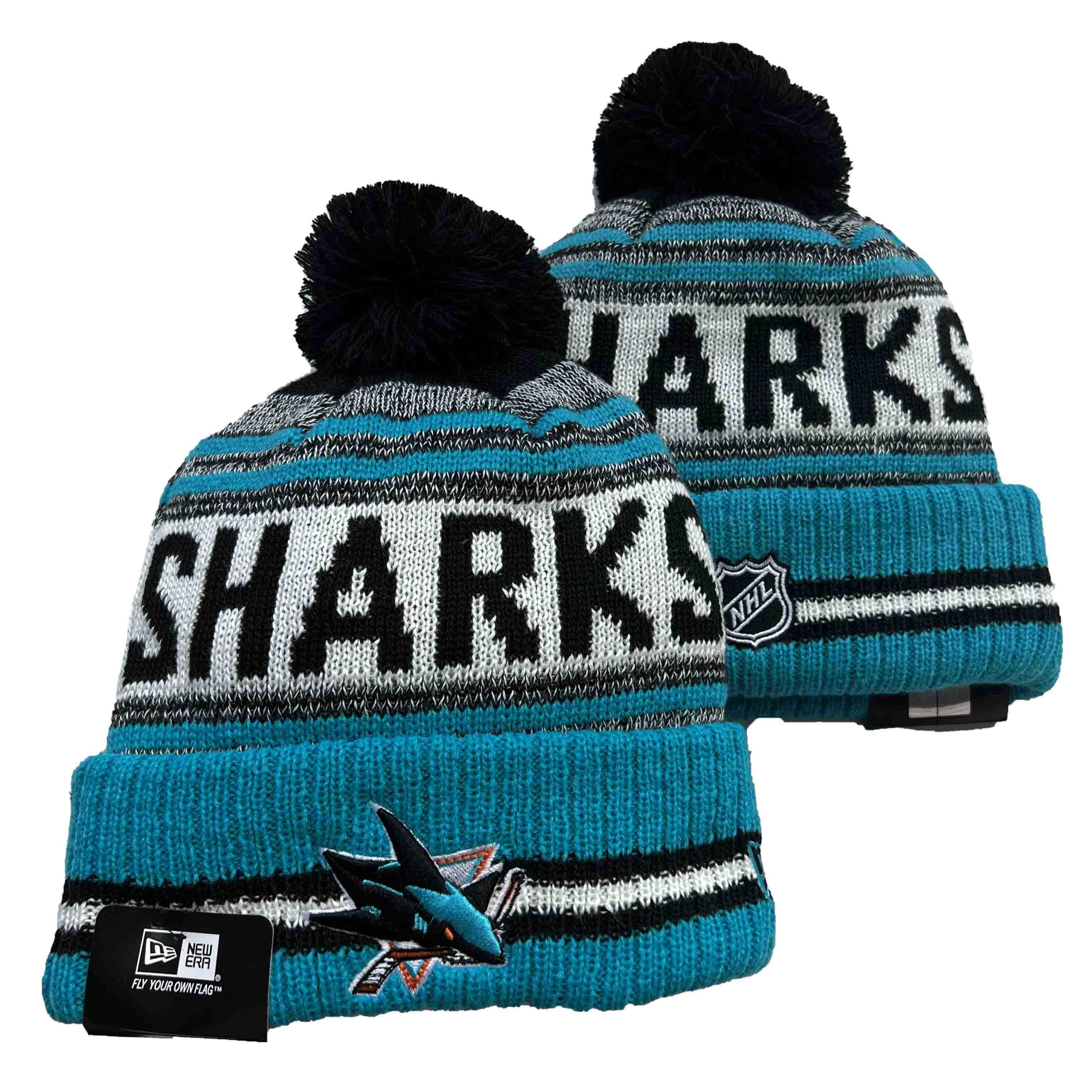 SAN JOSE SHARKS knit hat YD